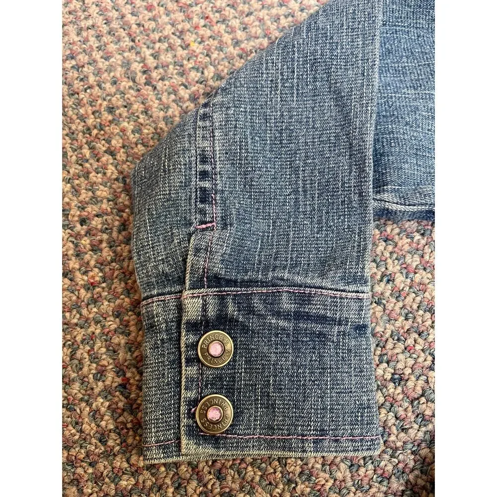 Disney Princess Vintage Denim Long Sleeve Dress 4T